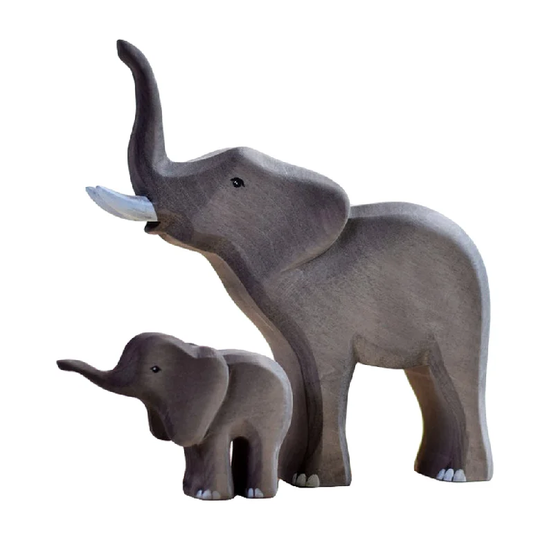 Extra Large Wooden Elephant Set