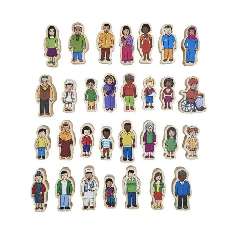 My Family - Wooden People Set