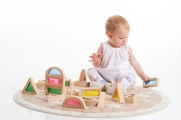 Tickit Wooden 24pc Sensory Blocks