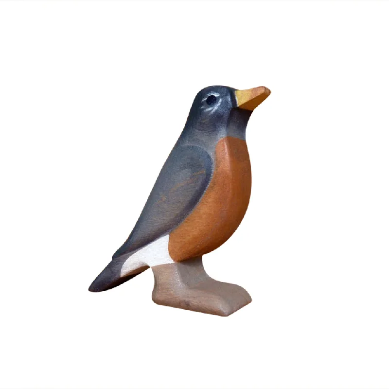 Wooden American Robin