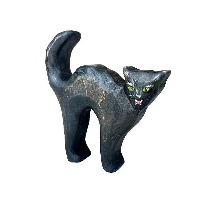 Wooden Black Cat