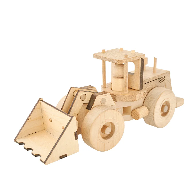 Wooden Toy Bulldozer - Harry