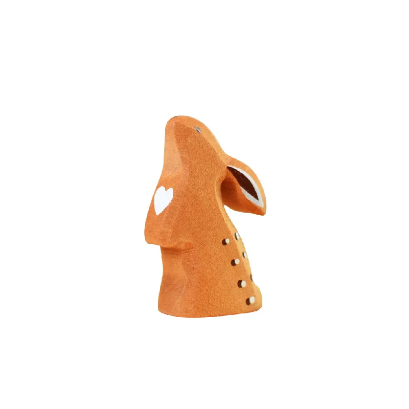 Wooden Curious Rabbit