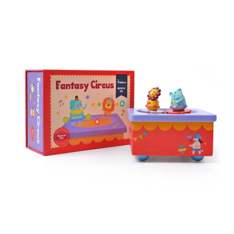 Wooden Musical Box | Fantasy Circus