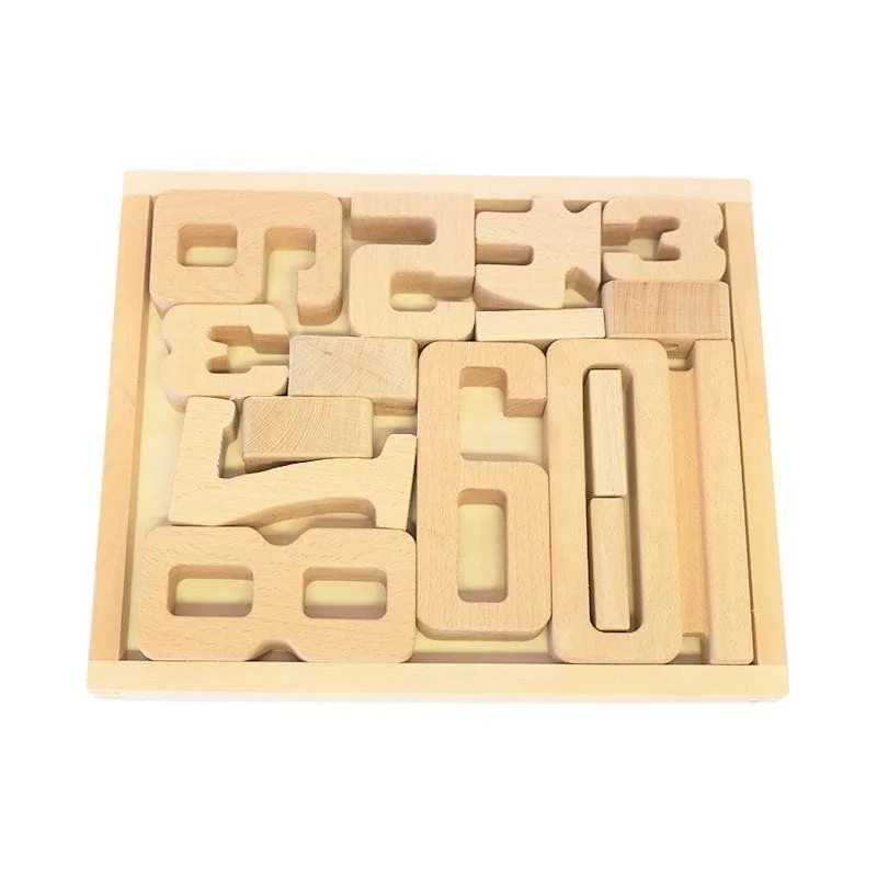 Wooden Sum Blocks Puzzle Set