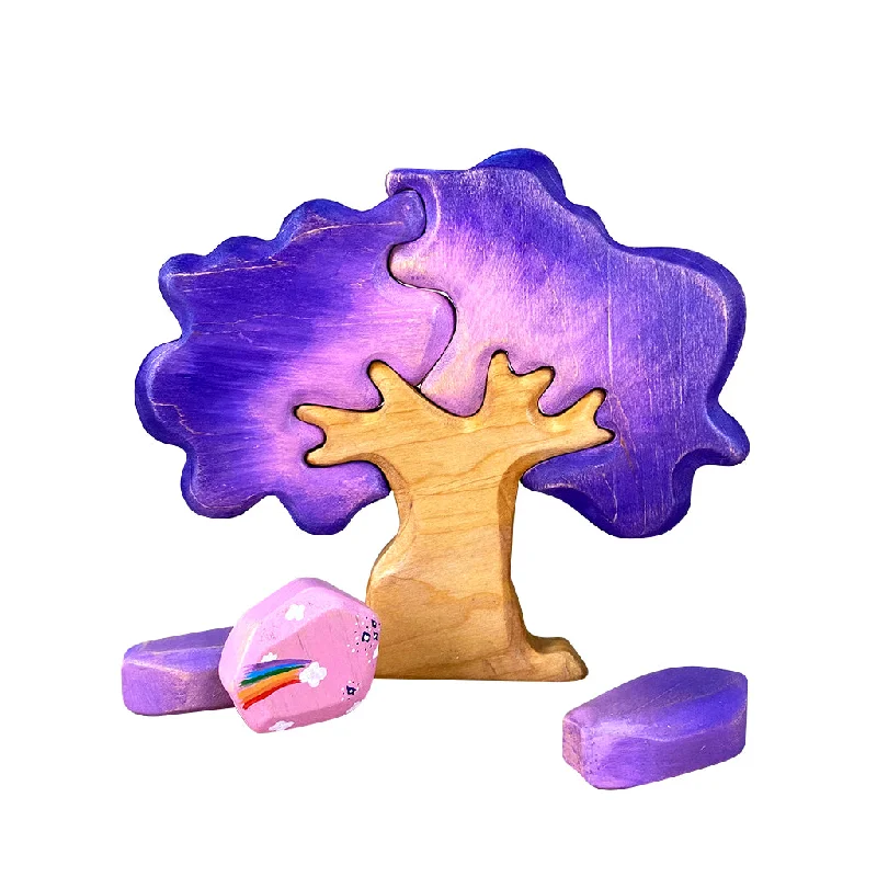 Wooden Oak Tree - Purple