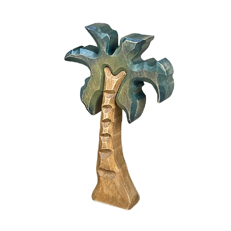 Medium Wooden Palm Tree