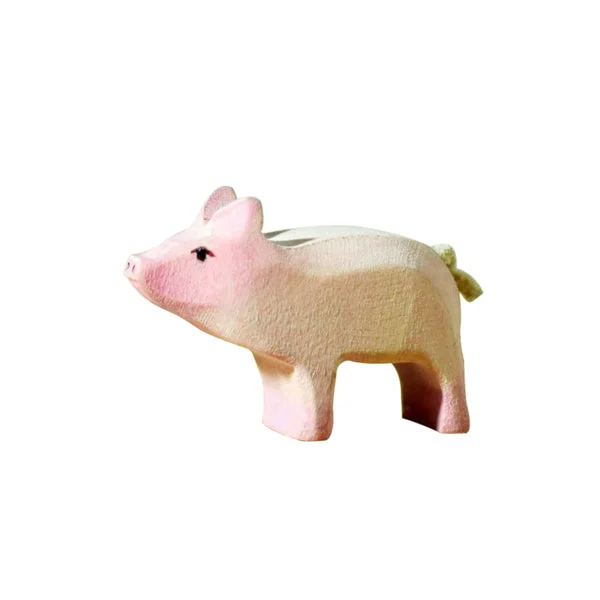 Wooden Piglet - Standing