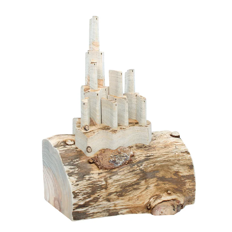 Large Wooden Pop Up Castle - Pine