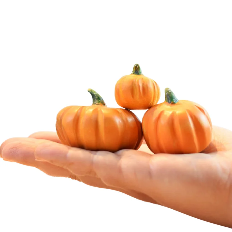 Wooden Pumpkins - Set of 3