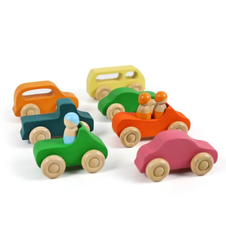 Wooden Rainbow Block | Rainbow Car