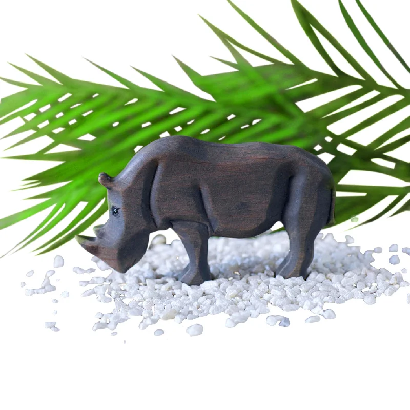 Wooden Rhino