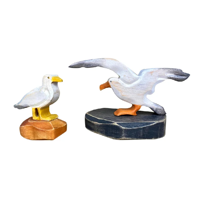 Wooden Sea Birds - Set of 2