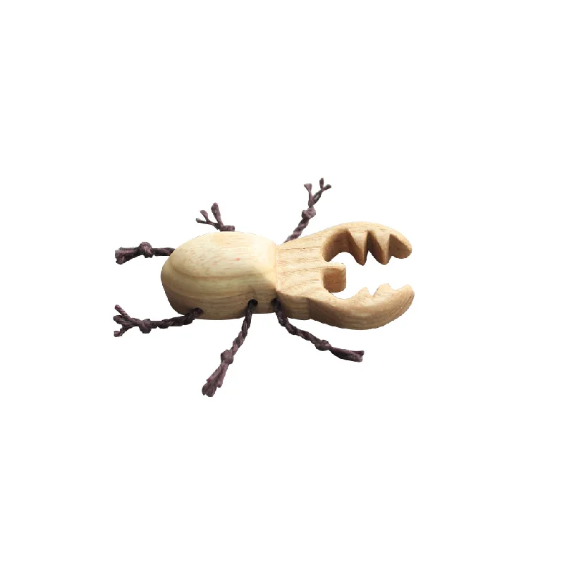 Wooden Stag Beetle