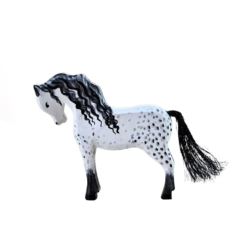 Wooden Horse White