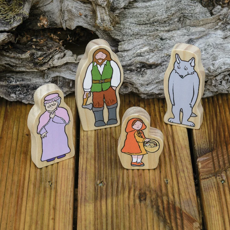 Yellow Door Little Red Riding Hood Wooden Characters