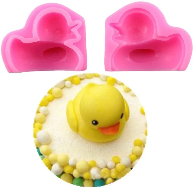 Silicone Fondant Mould 3D Rubber Duck