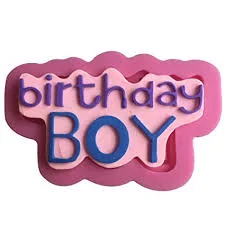 Silicone Mould Birthday Boy