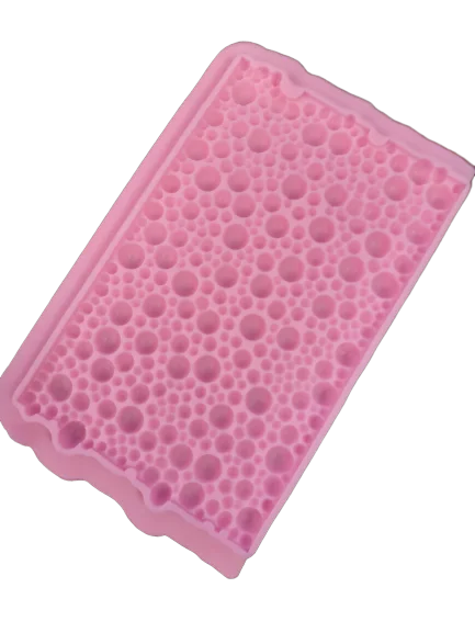 Bubble pearl beads impression silicone mould A