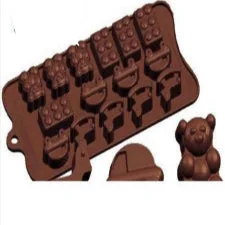 Nr55, Silicone mould chocolate trufflle Building Blocks