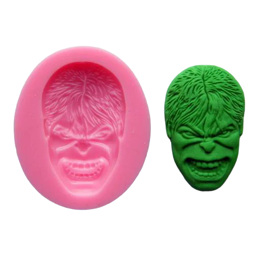 Silicone mould Hulk fondant