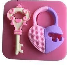 Silicone Mould Lock and Key