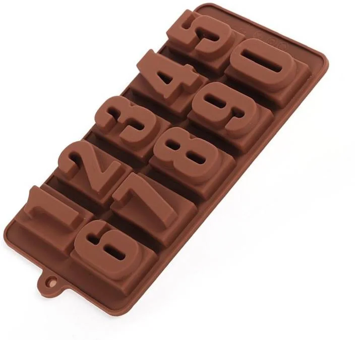 Nr77, Silicone mould Chocolate truffle Number