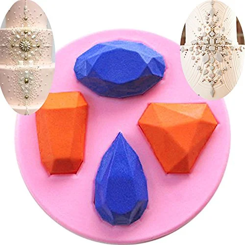 Silicone fondant Gemstones mould