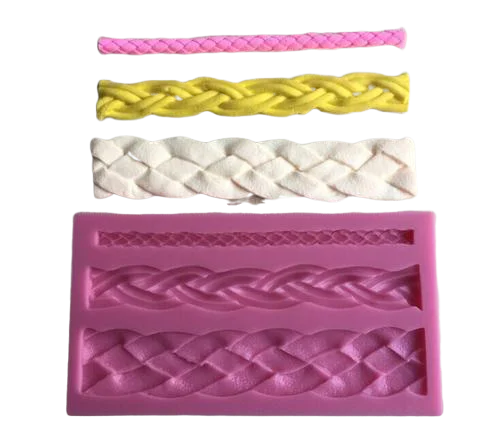 Silicone mould Three ropes