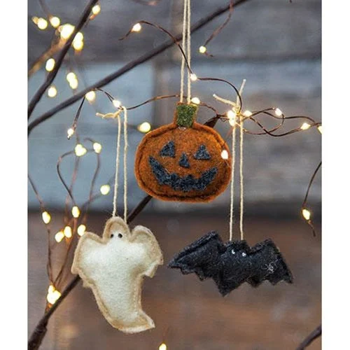 3/Set Felt Halloween Ornaments