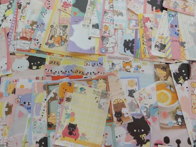 z Cat Kitten Kitty Paper Memo Set