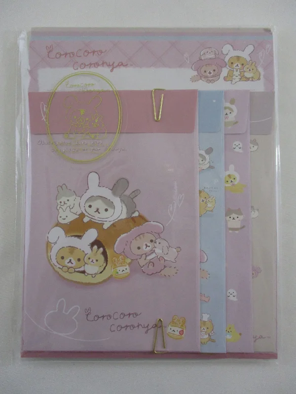 Cute Kawaii San-X Coro coro CoroNya Cat Letter Set Pack - 2022 A - Stationery Writing Paper Envelope Penpal