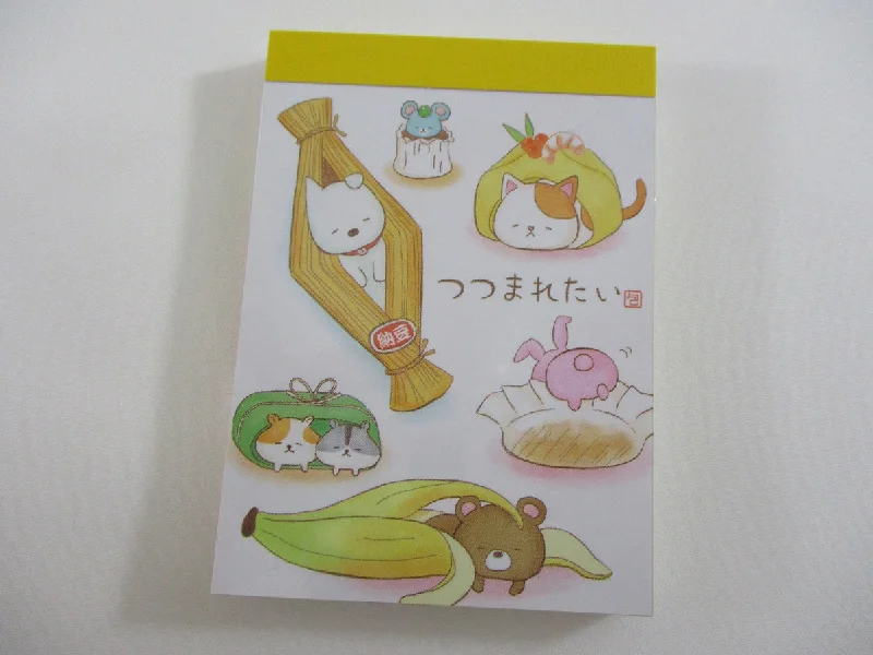 Cute Kawaii Crux Cat Dog Rabbit Mini Notepad / Memo Pad