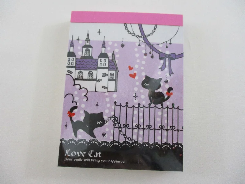 Cute Kawaii VHTF Kamio Cat Mini Notepad / Memo Pad - Stationery Designer Paper Collection