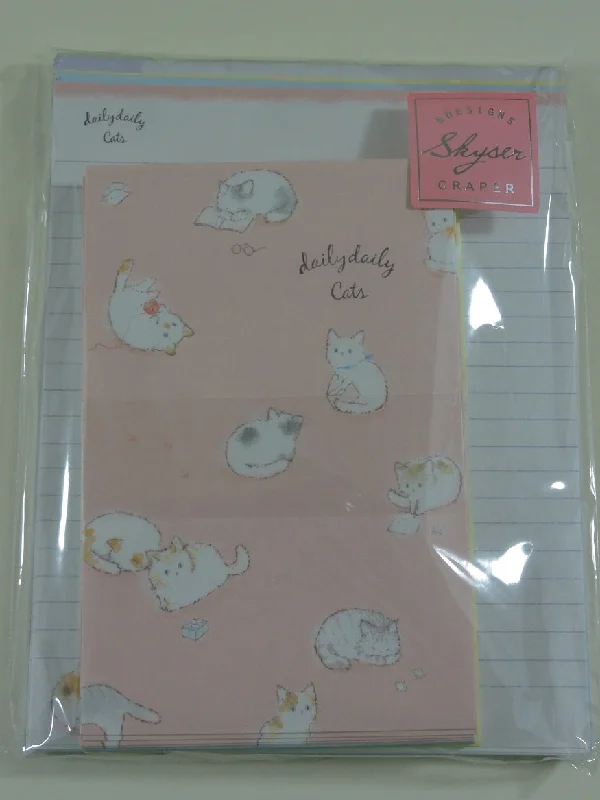 Cute Kawaii Kamio Cats Letter Set Pack - Stationery Writing Paper Penpal