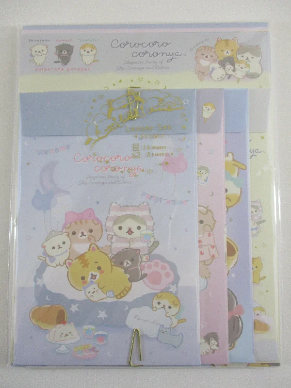 Cute Kawaii San-X Coro Coro CoroNya Cat Letter Set Pack - 2023 A - Stationery Writing Paper Envelope Penpal