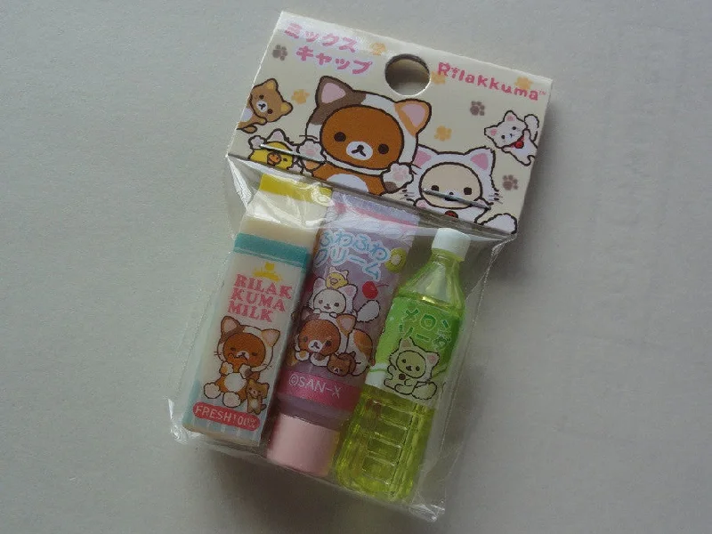 Cute Kawaii San-X Rilakkuma Cat Pencil Caps - A