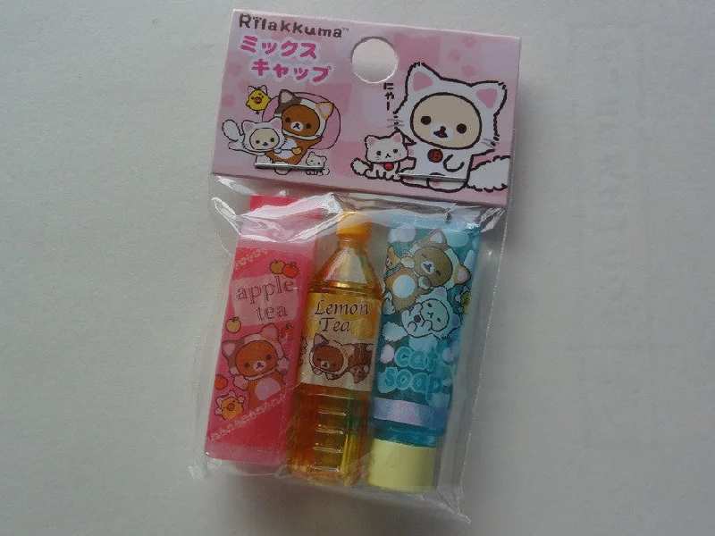 Cute Kawaii San-X Rilakkuma Cat Pencil Caps - D