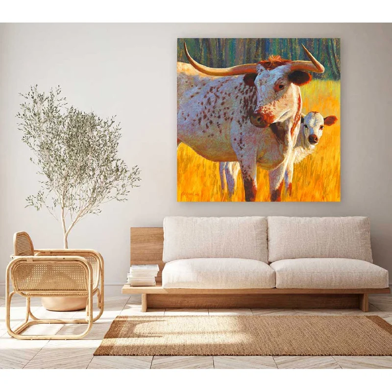 Pastoral Portraits - Cattle Country Canvas Wall Art