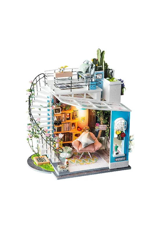 DIY Miniature Dollhouse Kit: Dora's Loft