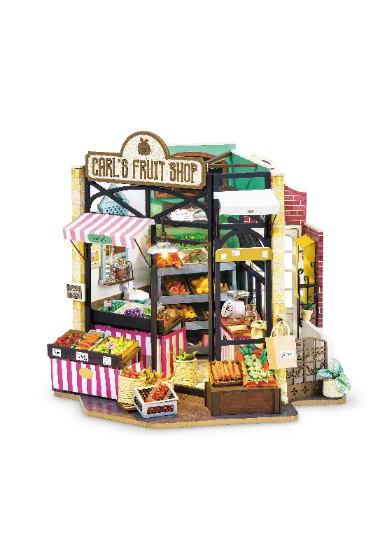 DIY Miniature Dollhouse Kit: Fruit Shop