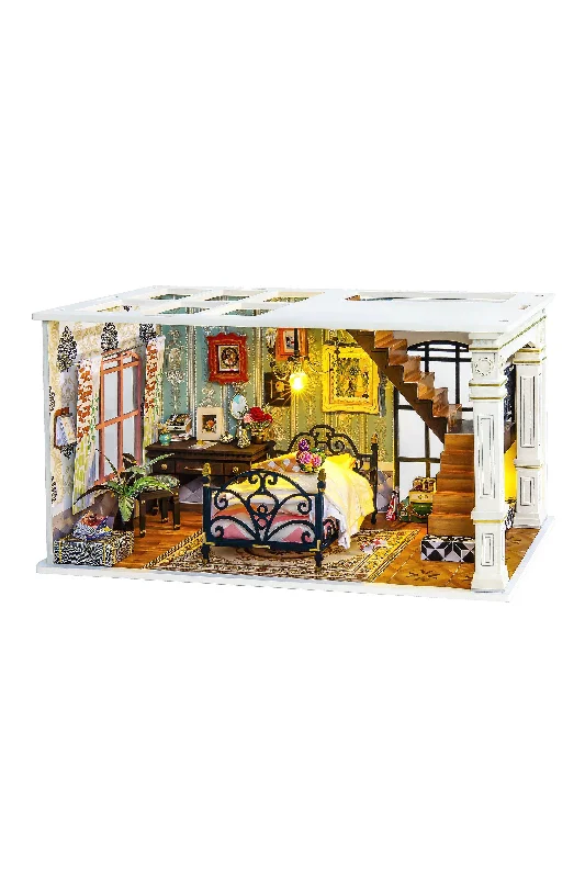 DIY Miniature Dollhouse Kit: Paris Midnight