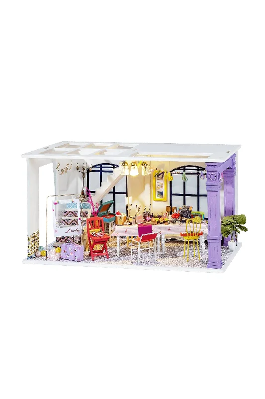 DIY Miniature Dollhouse Kit: Party Time