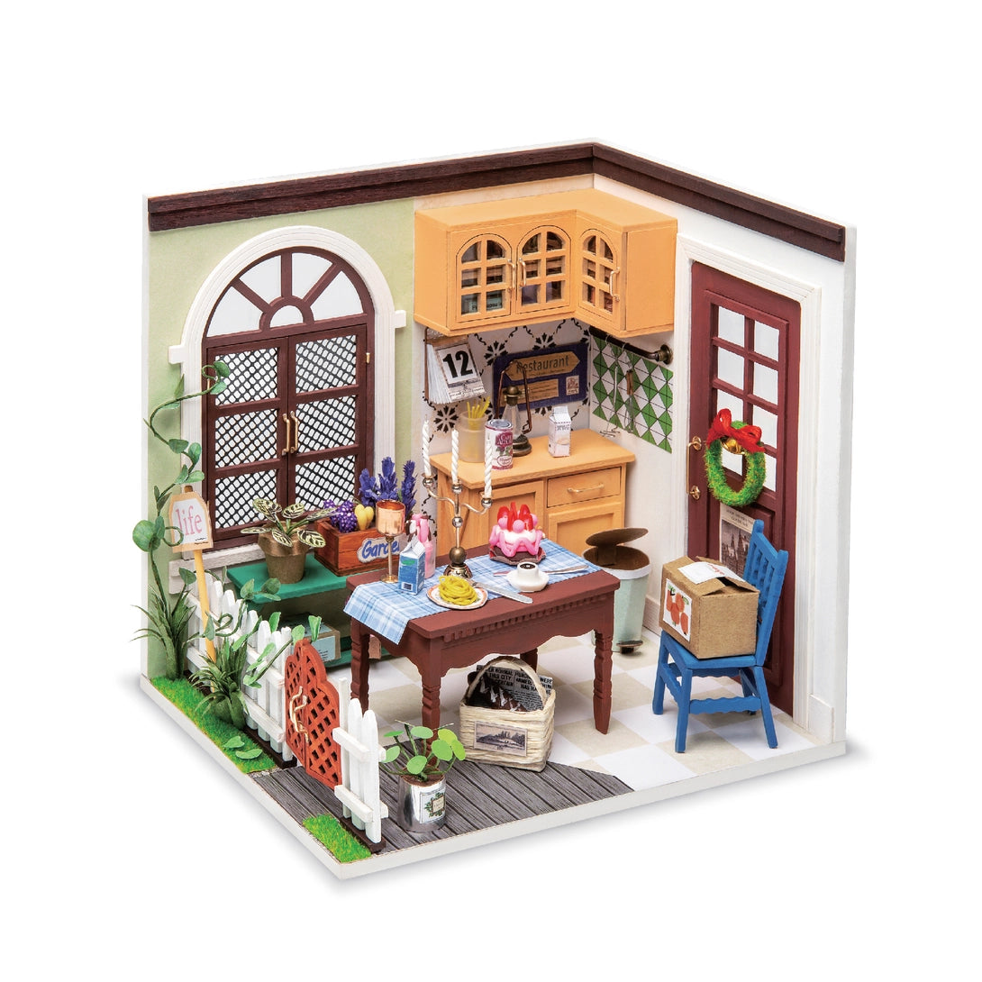 Diy Miniature Kit: Charlie's Dining Room