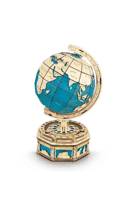 DIY Wooden Puzzle: The Globe